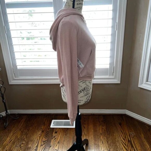 TNA Thermal Zip Hoodie -Blush- M  NWOT - Picture 4 of 9